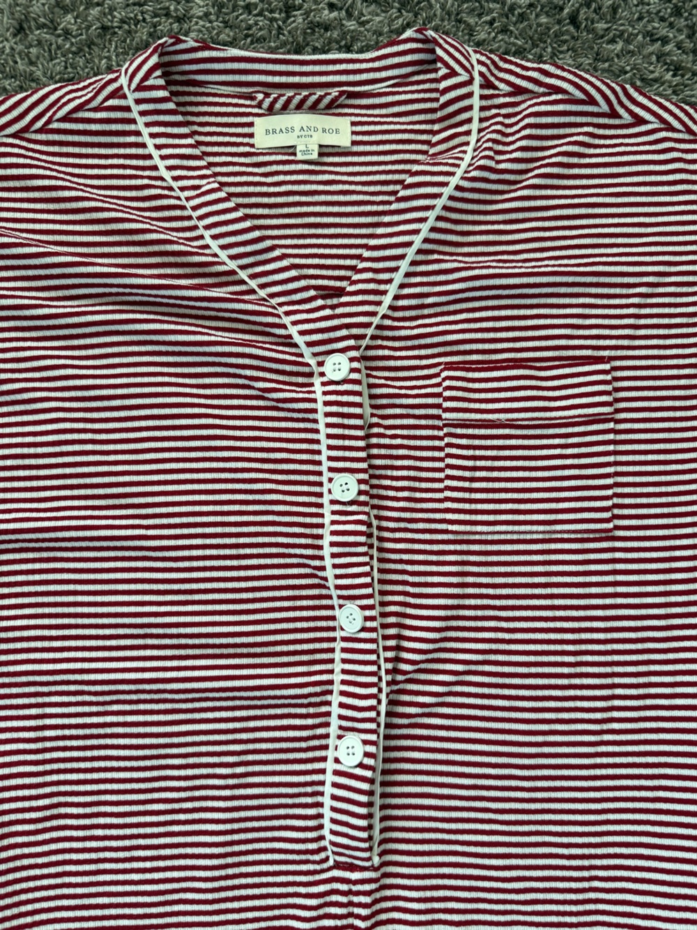 Striped onesie pajamas - Picture 2 of 11